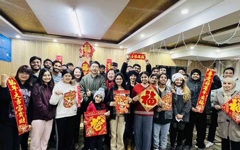 九州·（中国）集团有限公司,开展2024年留学生新春慰问活动